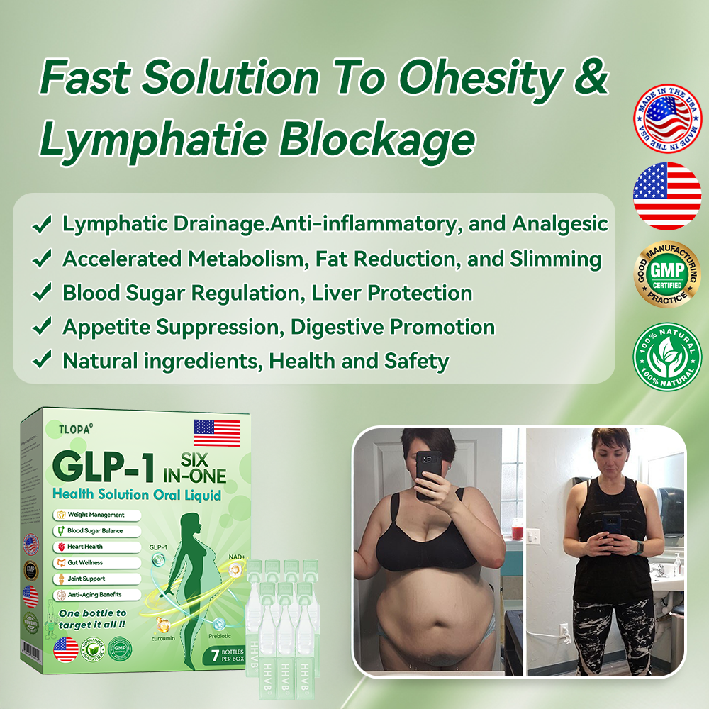 Proudly Made for the USA | TLOPA® GLP-1 Oral Solution 🏅 Backed by Science | 6-in-1 Formula | Visible Results in 7 Days🍀🥇