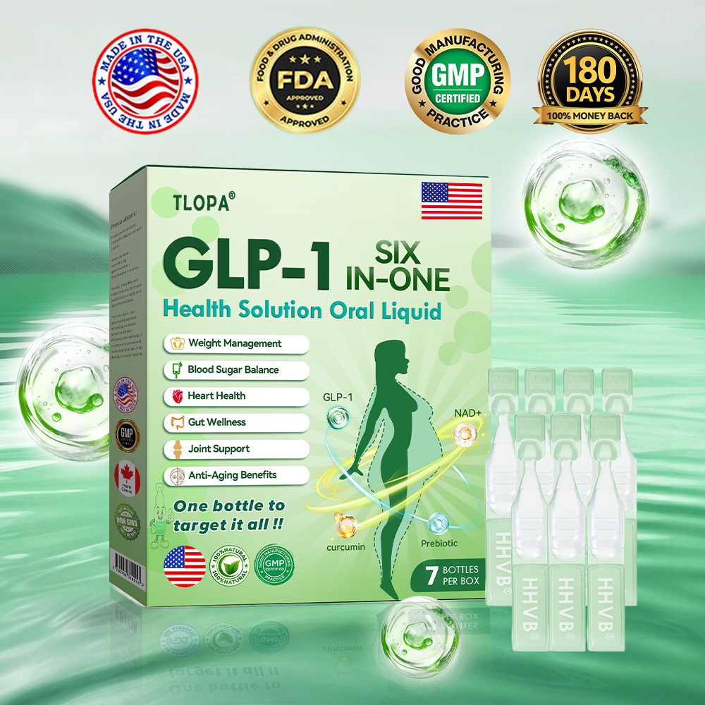 Proudly Made for the USA | TLOPA® GLP-1 Oral Solution 🏅 Backed by Science | 6-in-1 Formula | Visible Results in 7 Days🍀🥇